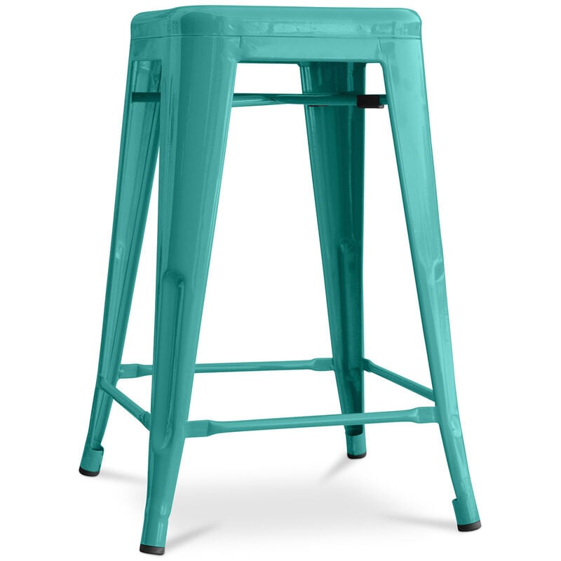 

Privatefloor - Taburete Stylix 60cm - Metal Verde pastel Hierro, Metal