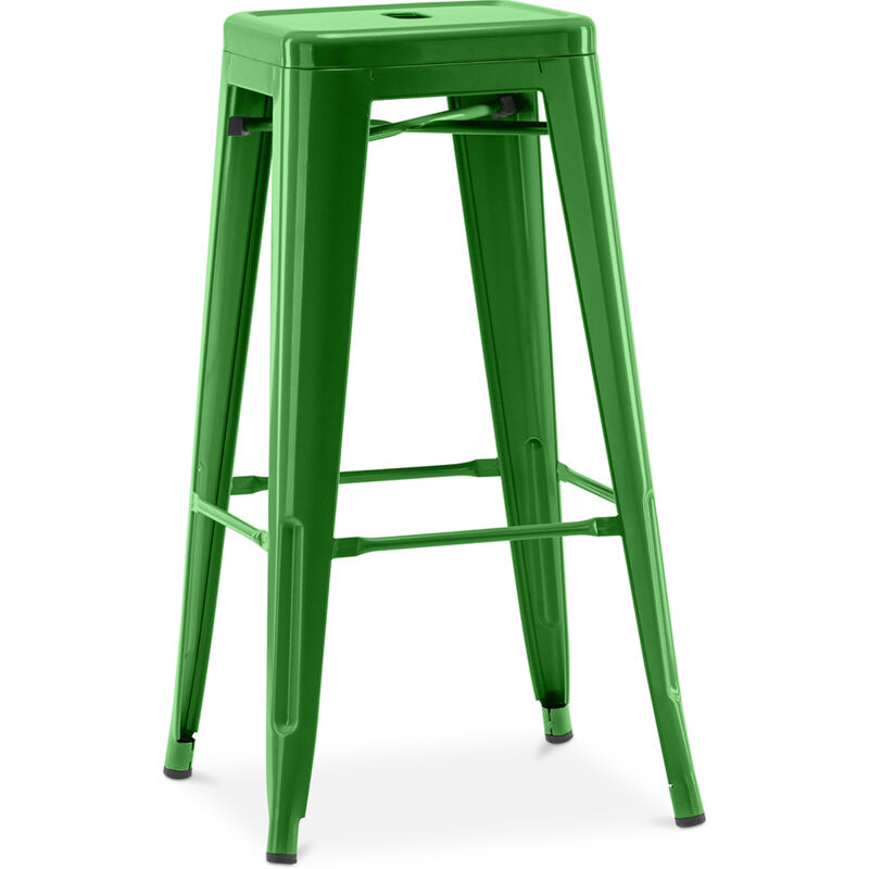 

Privatefloor - Taburete Stylix 76cm - Metal Verde Hierro