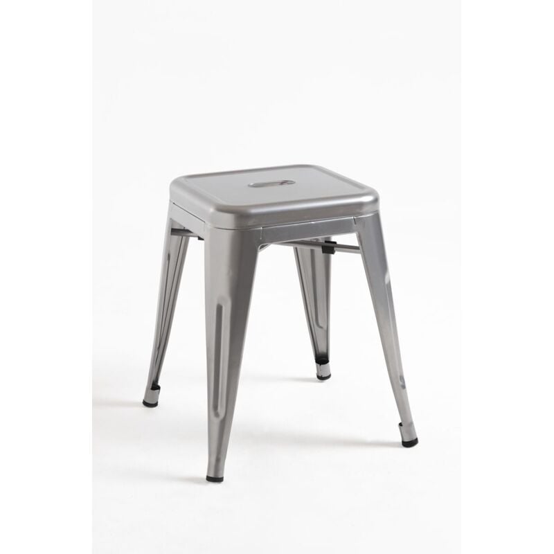 

Taburetes Pequeños - Taburete Torix Pequeño - Gris metalizado