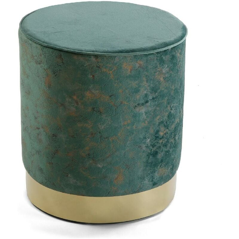 

Taburete Verde madera y metal Poliéster (34 x 37 x 34 cm)