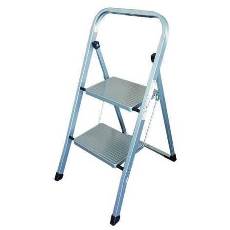 Taburete Vigor Aluminio Tommy Escalones Anchos Escalones 2
