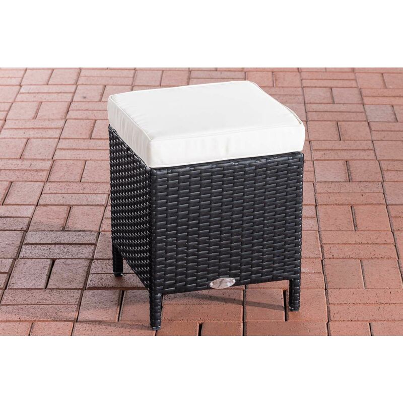 

CLP - Taburete Vilato de Exterior Negro/liso Blanco beige