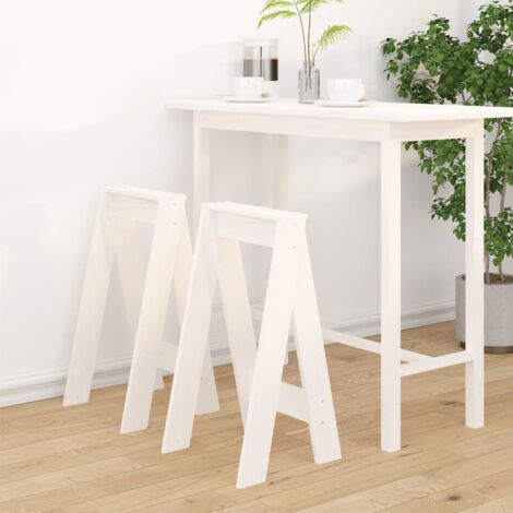 Taburetes 2 unidades madera maciza de pino 40x40x75 cm