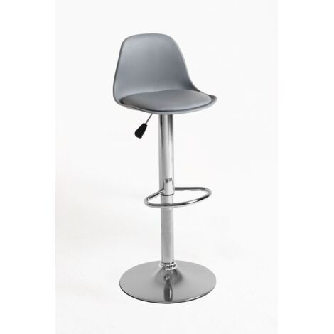 Taburetes Cocina - Taburete Tulipa - Gris claro