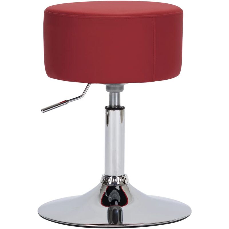 

Vidaxl - Taburete de Cocina Cuero Sintético Vino Tinto - Rojo
