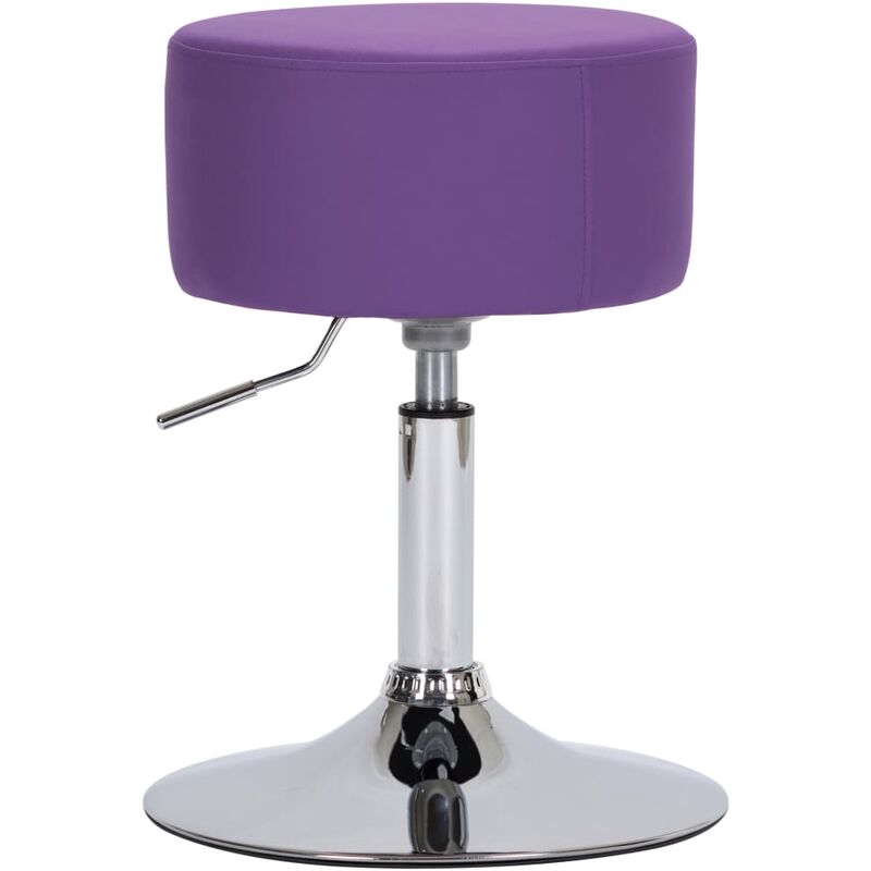 

vidaXL Taburete de Cocina Cuero Sintético Morado - Púrpura