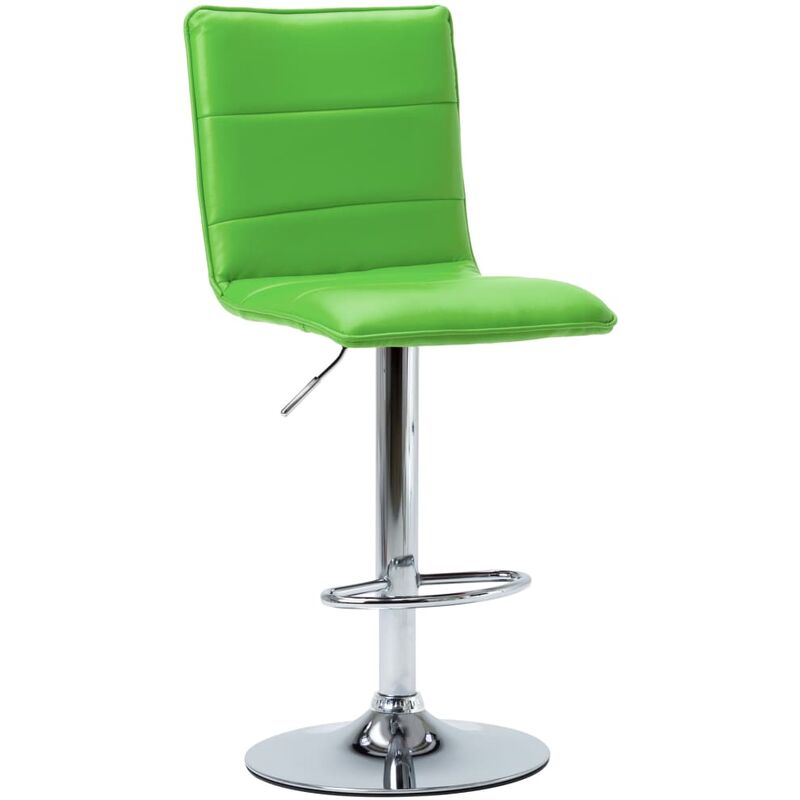 

vidaXL Taburete de Cocina Cuero Sintético Verde - Verde