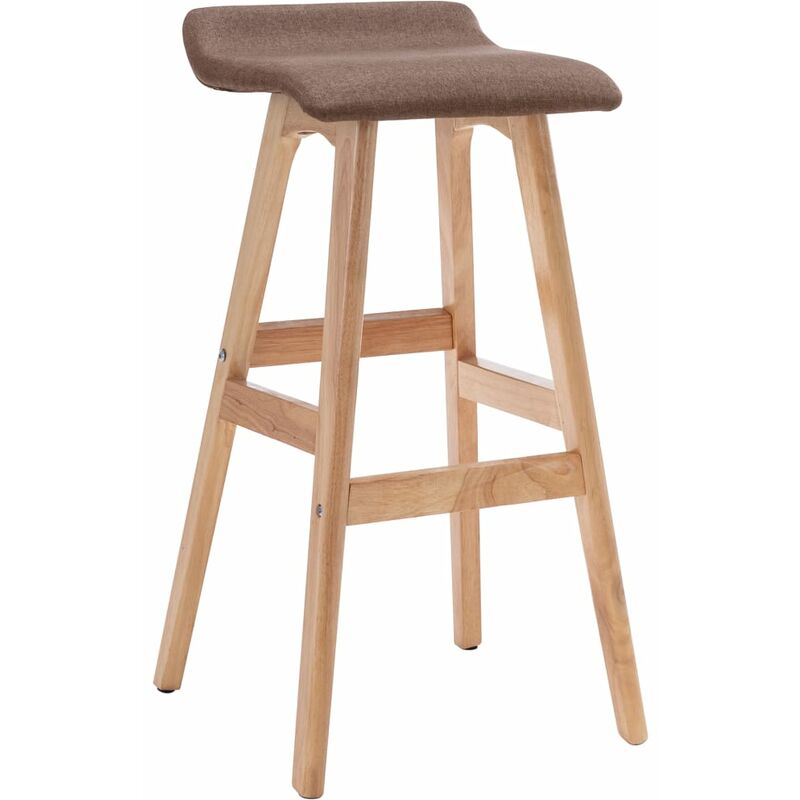 

vidaXL Taburete de Cocina Tela Gris Taupe - Gris Topo