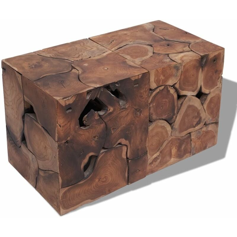 

Taburetes/mesa de centro madera de teca maciza