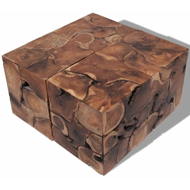 

Taburetes/mesa de centro madera de teca maciza
