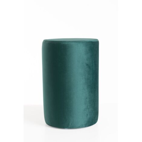 Taburetes Pequeños - Puff Elik Terciopelo - Verde