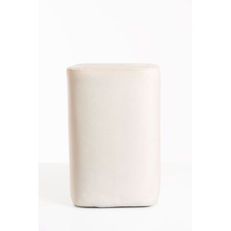 Taburetes Pequeños - Puff Laty Terciopelo - Beige