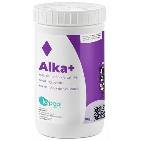 TAC+/Alka+ (Réhausseur d'alcalinité en poudre) - 1kg - Iopool - Blanc
