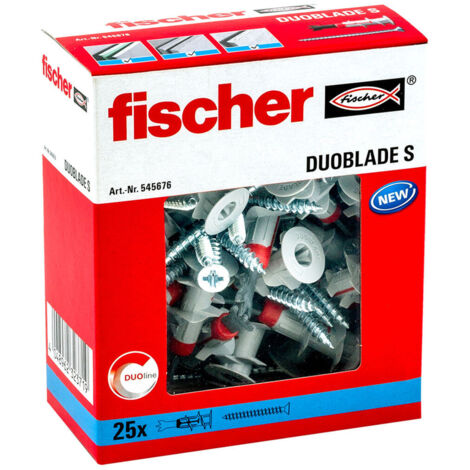 Tacchette FISCHER DuoBlade S con vite - Confezione da 25 unità 545676