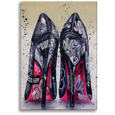Tacchi a Spillo -  Quadro Canvas Contemporaneo su telaio in legno - Misura: 70x100 cm