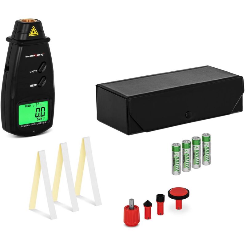 Image of Steinberg Systems - Tachimetro Infrarossi Digitale Laser Misuratore Numero di Giri Senza Contatto