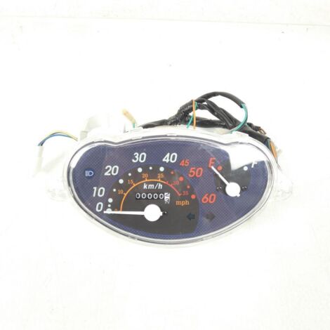 Tacho für chinesische Zweiräder 50 60 mph / blau, neu