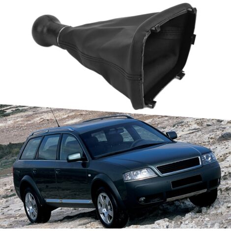 Tachometernadel und Staubschutzkappe – A6 C5, A4 B5, A8 D2 (1998–2000) – Schwarzes Kunstleder