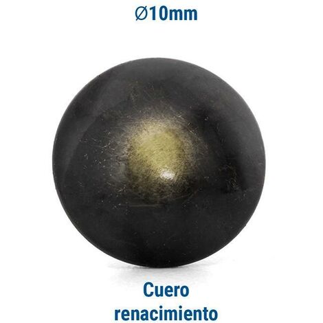 tachuela lisa hierro latonado ø10 marca qq diam.tach 10mm. acabado cuero (caja 1000)