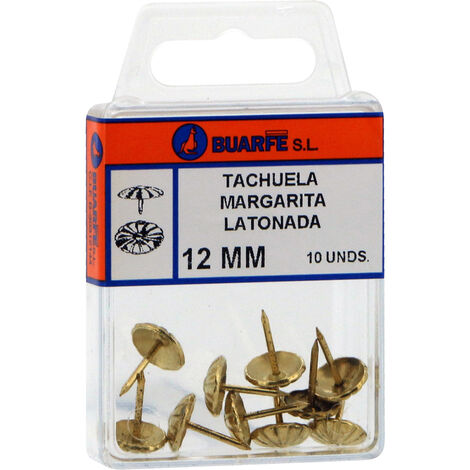 Tachuela margarita latonada - 12 mm