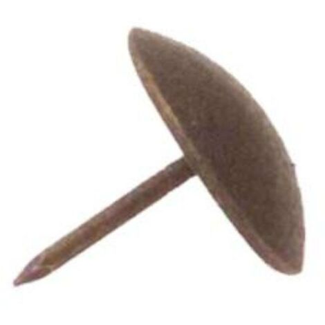 tachuela plana hierro latonada  7 mm a530 (caja 10 unidades)
