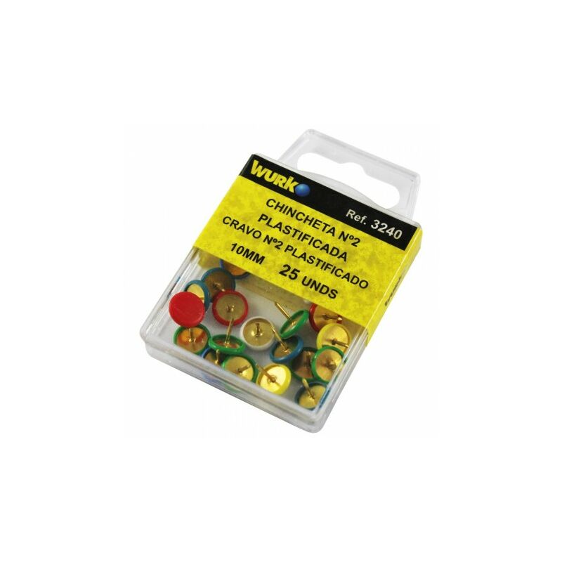

Tachuelas plastificadas blister