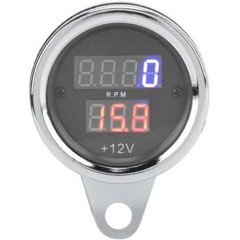 Tachymètre 3 en 1 pour moto. compteur de vitesse. odographe. écran LCD. fer résistant aux UV. 12V