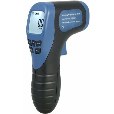 Tachymetre de moteur sans contact a affichage numerique portable TL-900 bleu livre sans batterie