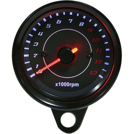 Tachymètre - Tachymètre Électronique Tachymètre - CC 12V Moto Universel Rétroéclairage LED Jauge