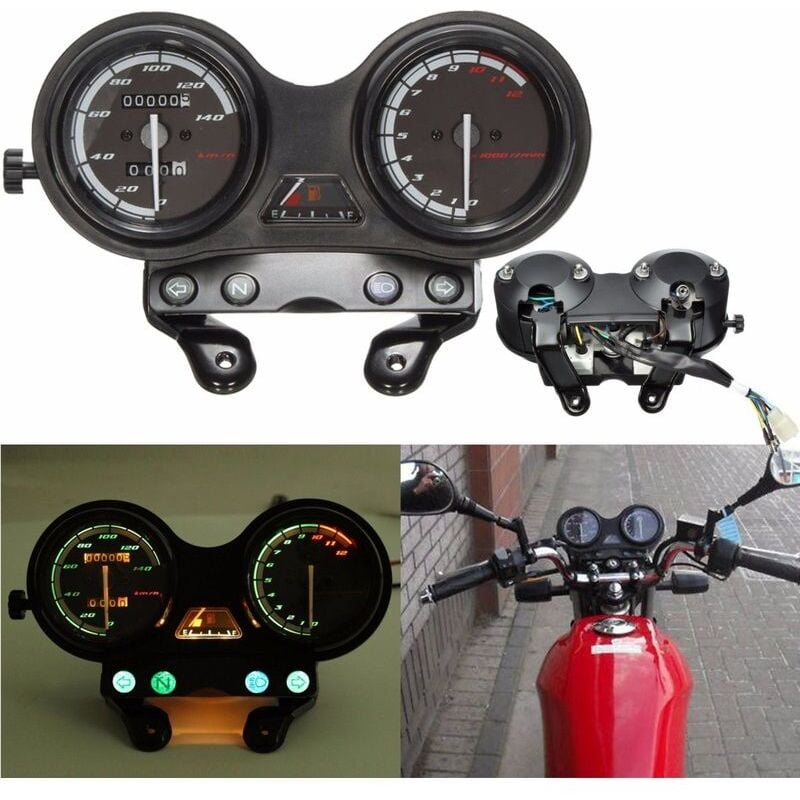 Tachymètre Odomètre Compteur Vitesse Km/h Pour YAMAHA YBR 125 YBR125