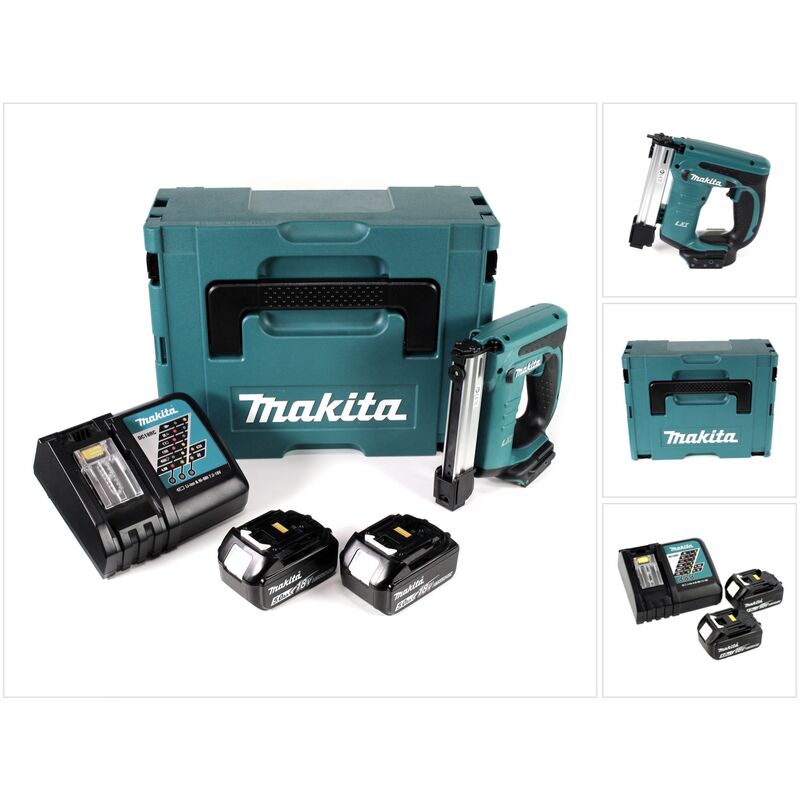 Makita - dst 221 rtj 18 v Li-ion a batteria in Makpac + 2x bl 1850 b 5,0 Ah + caricatore dc 18 rc