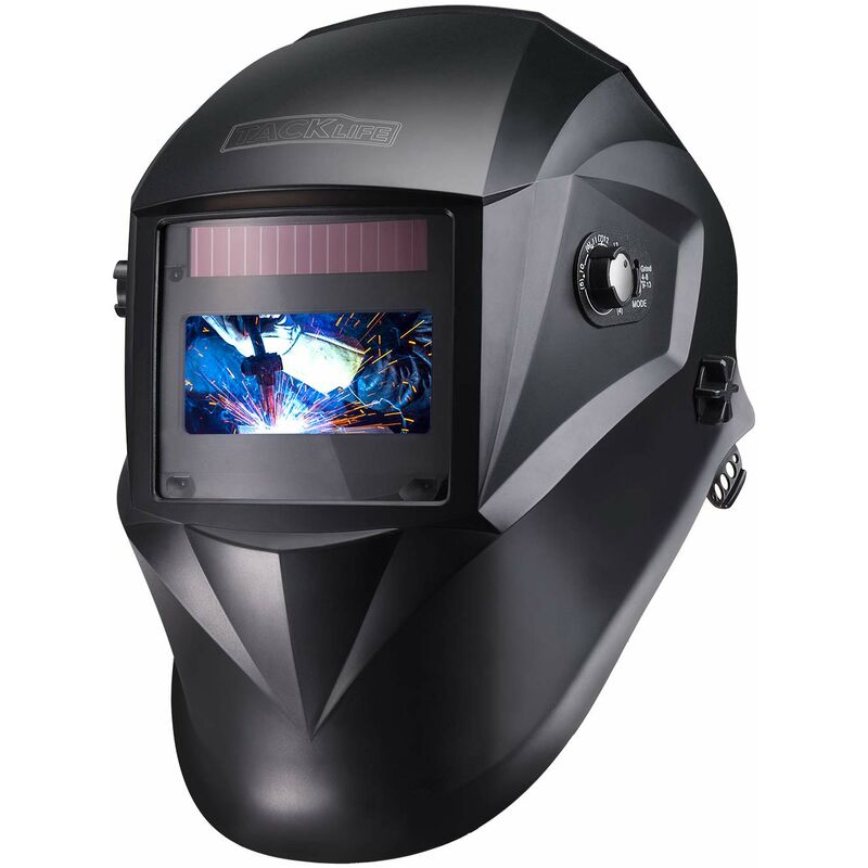 

TACKLIFE Careta Soldar Automatica, Casco de Soldadura 1/1/1/1 de Oscurecimiento Máscara de Soldadores Caretas para Soldar con 5 Lentes de Recambio de