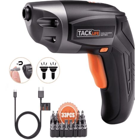 25€09 sur Tournevis sans fil 3,6v avec 54 embouts Fagor fgt03 - Perceuses -  Achat & prix