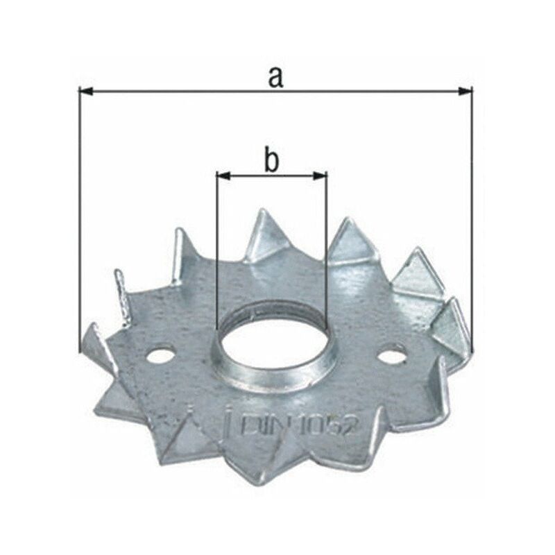 

Taco de disco D75 / 16mm Senzimir galvanizado (Por 50) - GAH