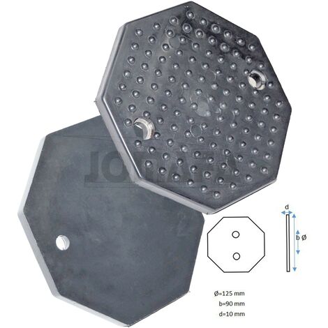 Taco de goma octogonal para elevador de coches space , RP tools y otros