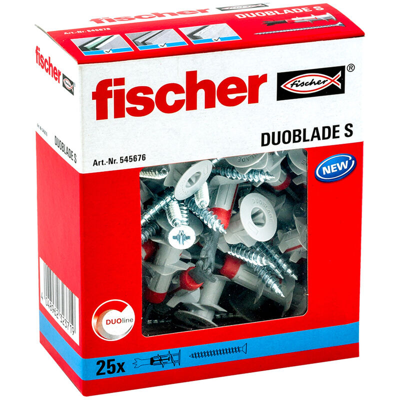 

Fischer 96144 Pack 25 Duoblade S + Tornillo