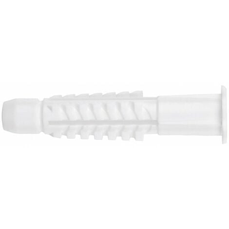 Taco pladur plástico blanco 10xø8mm (50 unidades)