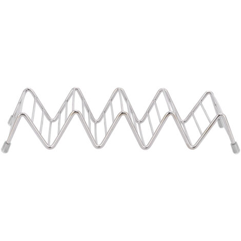 Taco-Halter aus Edelstahl 304, innovatives Pfannkuchenblech für Küche und Restaurant, 4/5-fach gelocht