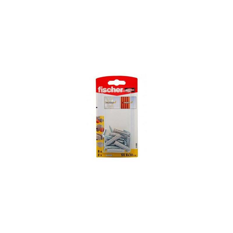 

Taco Nilon Sx Con Alcaiata Blister Fischer 6X30 Ak- 8 Tacos