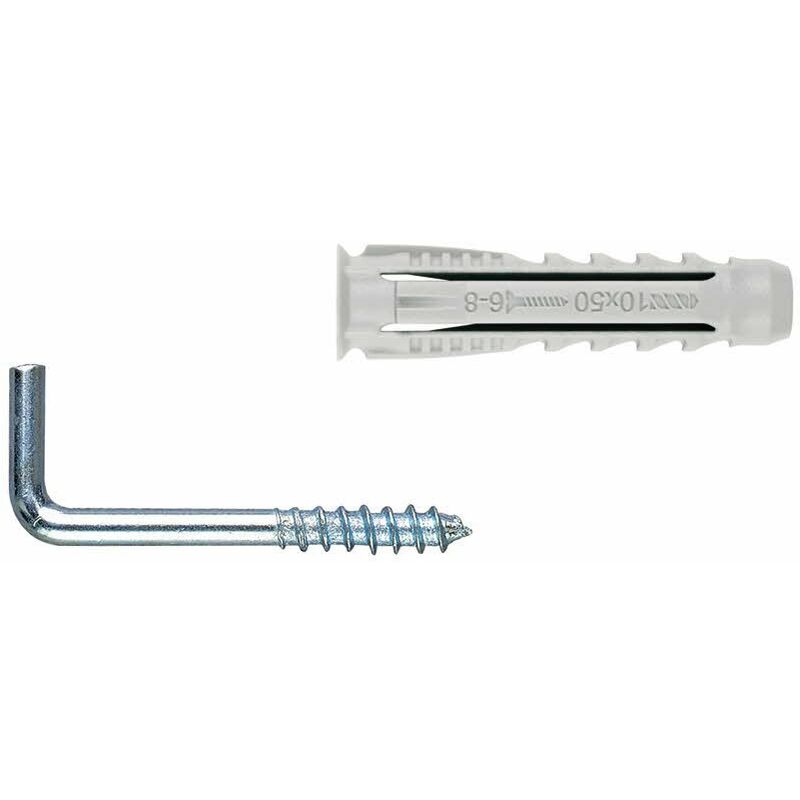 

Taco Nylon C/Alcayata Roscada 6X30 Blister 6 Unid