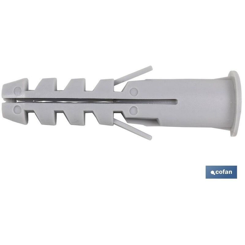 

Taco nylon con collarÍn 6x30mm pack 100 uds