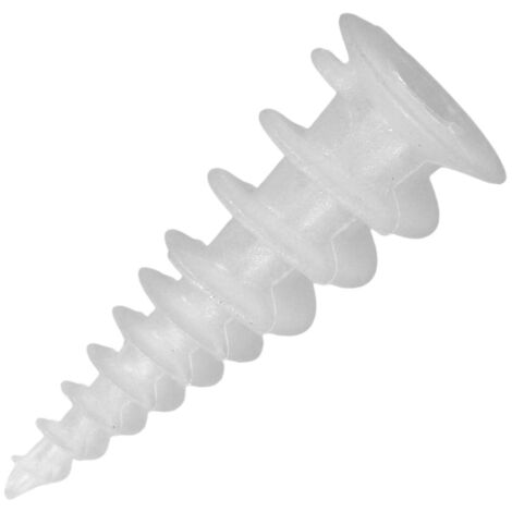 Taco Nylon Pladur Autotaladrante 15×37 Mm. 100 Unidades.