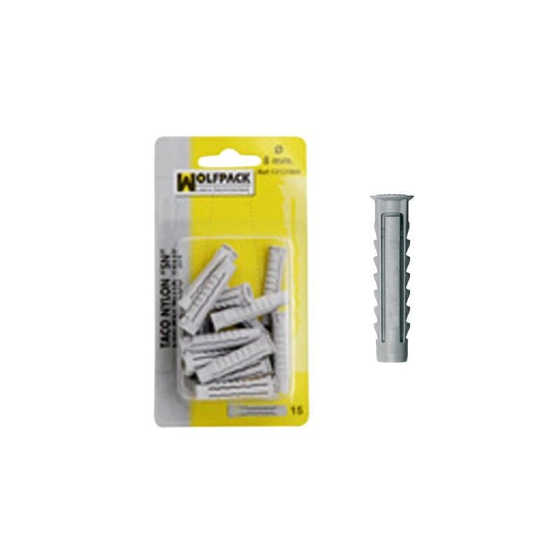 

Taco nylon sn 12 mm. (6 piezas)