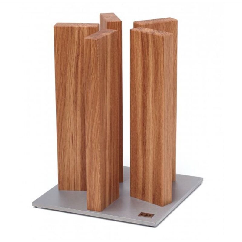 

Taco para cuchillos Stonehenge inox/roble (para 10 cuchillos) - KAI