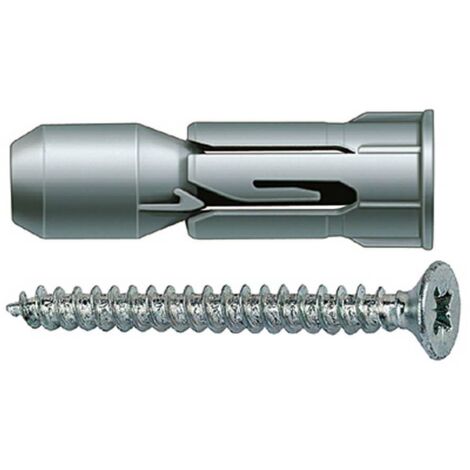 TACO PARA PLADUR CON TORNILLO PD 12 S 25 UNIDADES