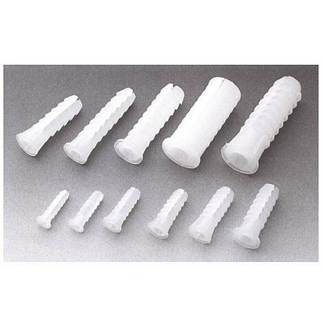 Tacos Pared Blancos 10X35Mm (25 Und)