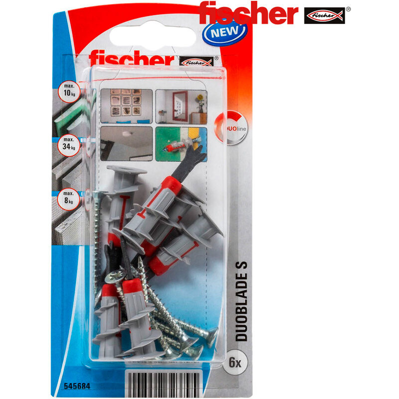 

96340 BLISTER 6 UNI DUOBLADE S - Fischer