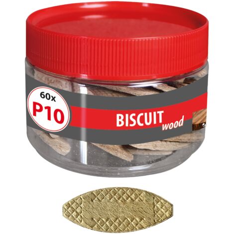 Taco plano Biscuit Wood P10 (60 unid.)