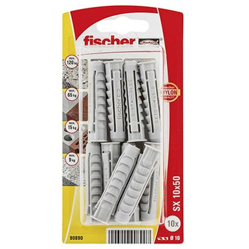 

090890 Blister tacos expansión nylon SX 10x50 K NV - Fischer