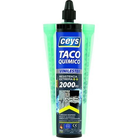 Resina De Anclaje Soudal Taco Químico 300ml + 4 Tamices